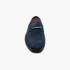 Stacy Adams Men's Wydell Moc Toe Bit Slip-On - Navy Suede - 25588-415 - Toe