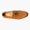 Stacy Adams Men's Quincy Moc Toe Bit Slip-On - Tan Suede - 25602-244 - Aerial