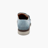 Stacy Adams Men's Taylen Plain Toe Monk Strap - Light Blue Suede - 25589-459 - Heel