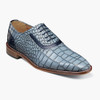 Stacy Adams Men's Riccardi Plain Toe Oxford - Light Blue Multi - 25575-465 - Angle