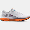 Under Armour Men's UA HOVR Infinite 5 - White / Orange Blast - 3026545-102 - Profile