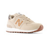 New Balance Women's 574 - Mindful Grey / Tobacco / White - WL574XG2 - Angle