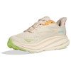 HOKA ONE ONE Women's Clifton 9 -Vanilla / Astral (Wide Width) - 1132211-VLS - Angle 1