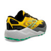 Brooks Men's Caldera 7 - White Sand / Chateau Gray / Yellow - 110415-741 - Heel