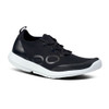 OOFOS Women's OOmg Sport LS Low - White / Black - 5076/WHTBLK - Angle