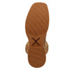 Twisted X Men's 12" Tech Boot - Saddle / Rustic Orange - MXTR005 - Sole