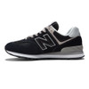 New Balance Men's 574 Core - Black with White - ML574EVB - Profile