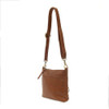 Joy Susan Layla Top Zip Crossbody Bag - Walnut - L8105-64 - Crossbody Angle