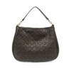 Joy Susan Kali Woven Slouchy Hobo - Charcoal  -  L8146-98 - Short Strap Profile