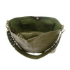 Joy Susan Tessa Convertible Hobo with Link Shoulder Strap - Olive - L8180-03 - Aerial