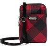 Baggallini Take Two RFID Bryant Crossbody - Red Buffalo Plaid - TBR401-B0094 - Profile