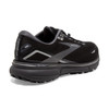 Brooks Men's Ghost 15 GTX - Black / Blackened Pearl / Alloy - 110394-022 - Heel