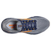 Brooks Men's Adrenaline GTS 23 - Grey / Crown Blue / Orange - 110391-027 - Aerial