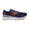 Brooks Men's Adrenaline GTS 23 - Peacoat / Orange / Surf the Web - 110391-438 - Profile 