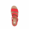 Sorel Women's Joanie Heel Ankle Strap - Red Glo / Honey White - 2069761-617 - Aerial