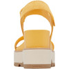 Sorel Women's Joanie IV Y Strap Wedge - Yellow Ray / Honey White - 2076831-765 - Heel