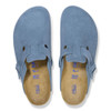 Birkenstock Boston Soft Footbed - Elemental Blue (Regular Width) - 1027649 - Pair Aerial