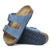 Birkenstock Arizona Soft Footbed Suede Leather - Elemental Blue  (Regular Width)