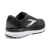 Brooks Men's Ghost 16 - Black / Grey / White - 110418-090 - Heel