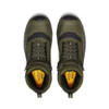 KEEN Men's Reno Mid KBF Waterproof (Carbon-Fiber Toe) - Dark Olive / Black - 1027102 - Pair Aerial