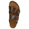 Birkenstock Arizona Soft Footbed - Brown Amalfi Leather (Regular Width) - 552341 - Aerial