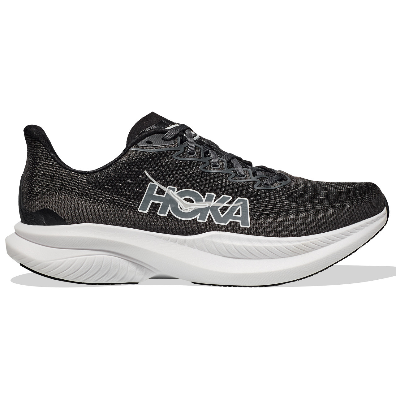 HOKA Women's Mach 6 7.5 / Black/White