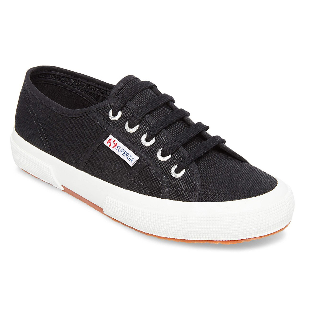 Superga Women's 2750 Cotu Sneaker - Black / White