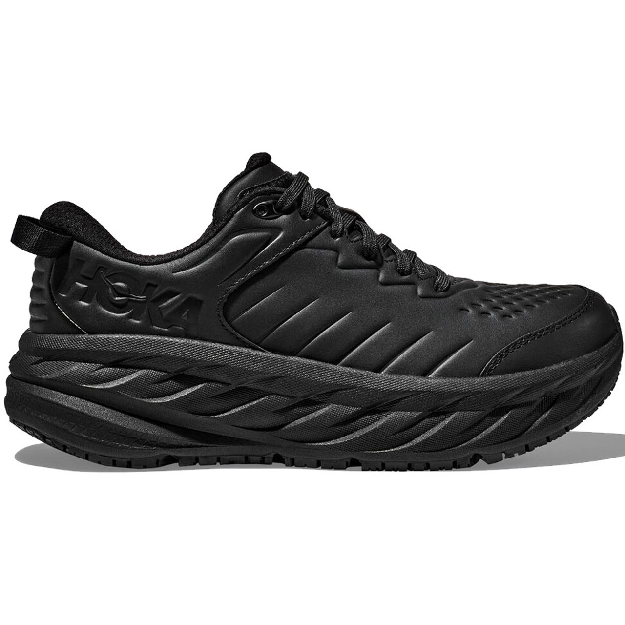 Hoka shoes hot sale mens black