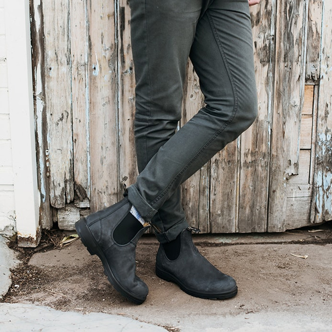 Blundstone Classic 587 Chelsea Boot Rustic Black