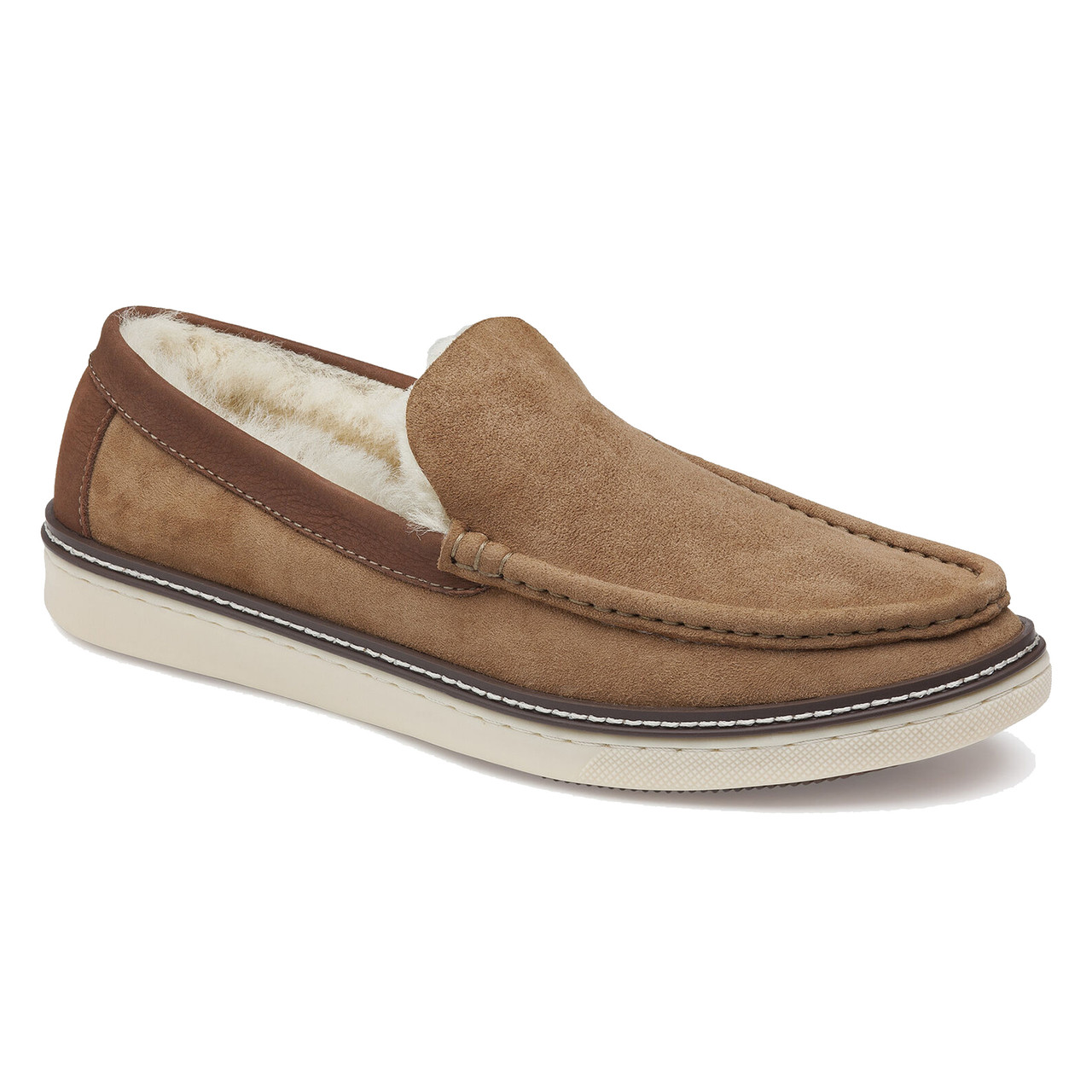 Johnston Murphy McGuffey Shearling Slip On ShoeStores