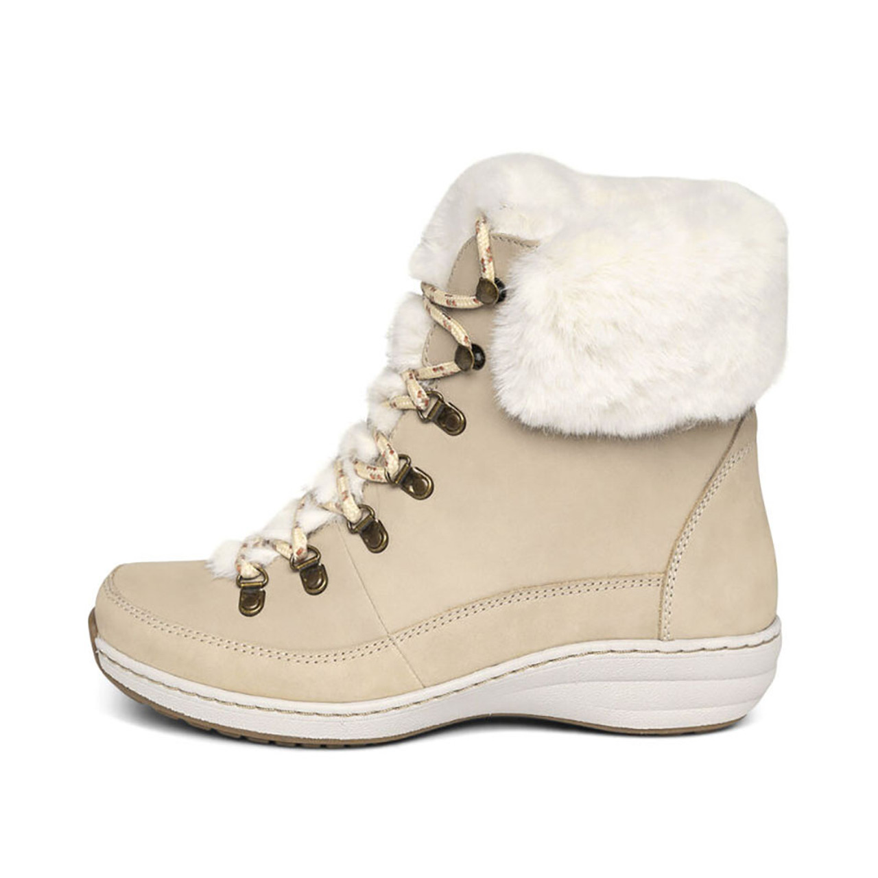 Aetrex Jodie Fur Arch Support Waterproof Winter Boot | ShoeStores.com