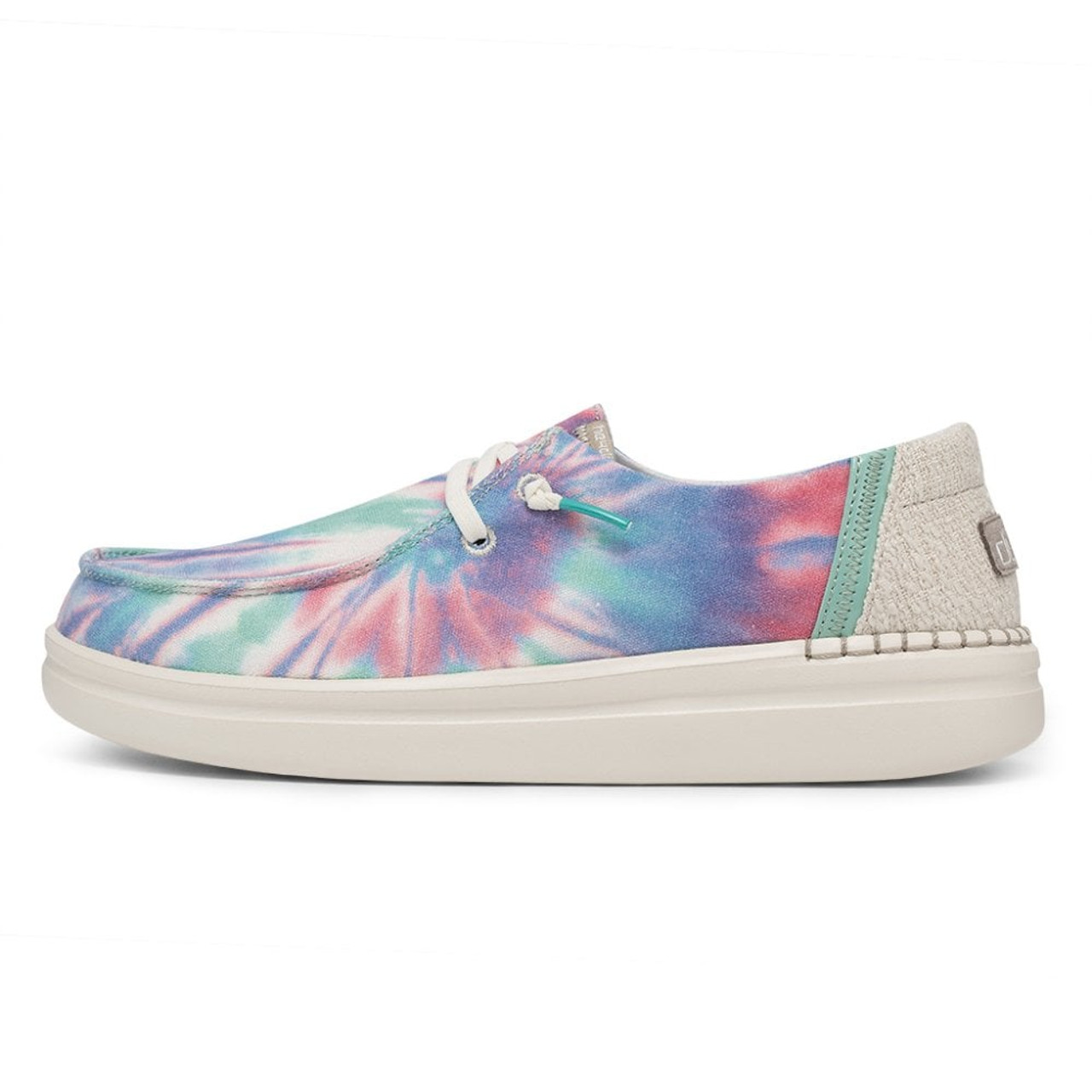 rise tie dye women's sneakers