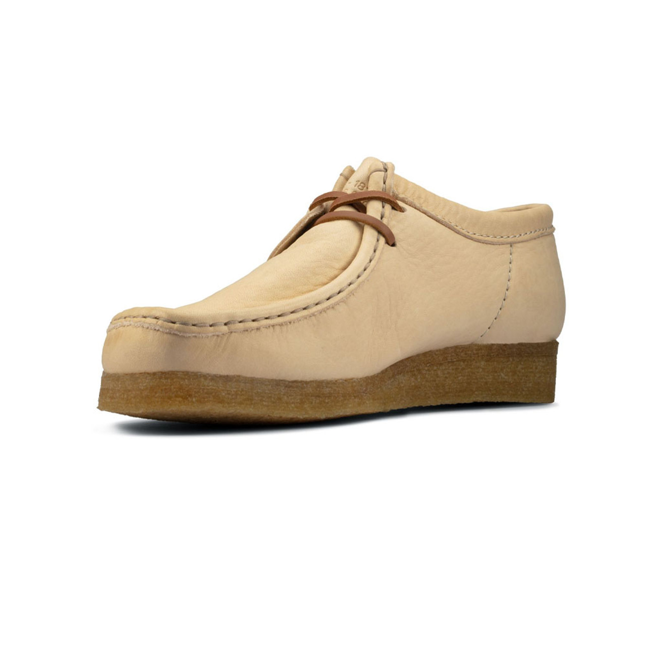 Clarks Wallabee Natural Leather | ShoeStores.com