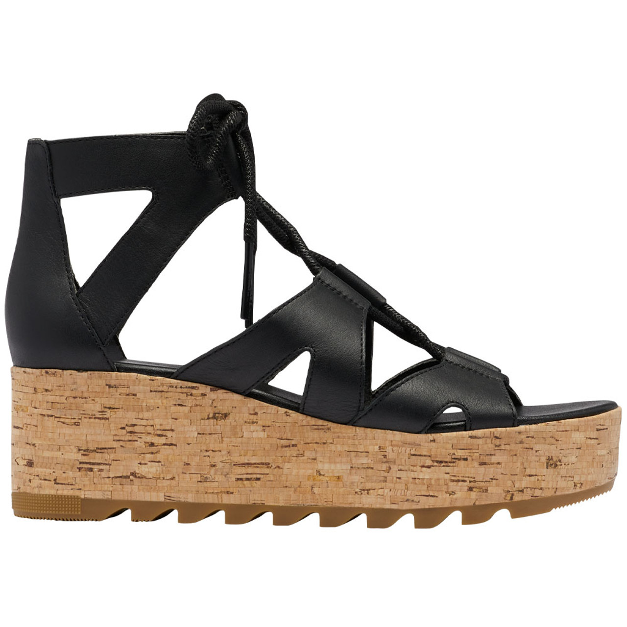 RUSSELL & BROMLEY Boho Ankle Tie Flatform Sandal in Nappa | Endource