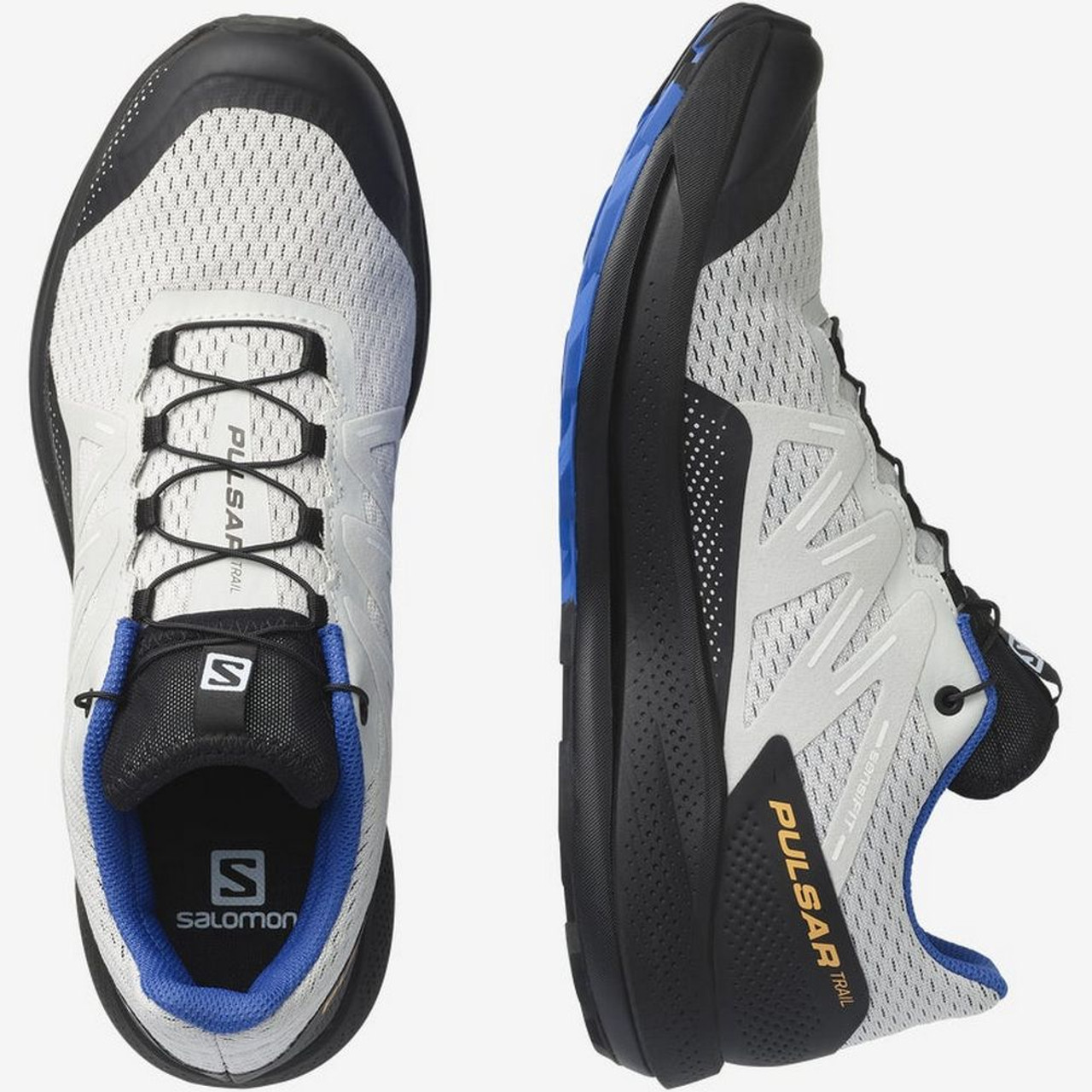 Salomon Men's Pulsar Trail - Lunar Rock / Black / Dazzling Blue