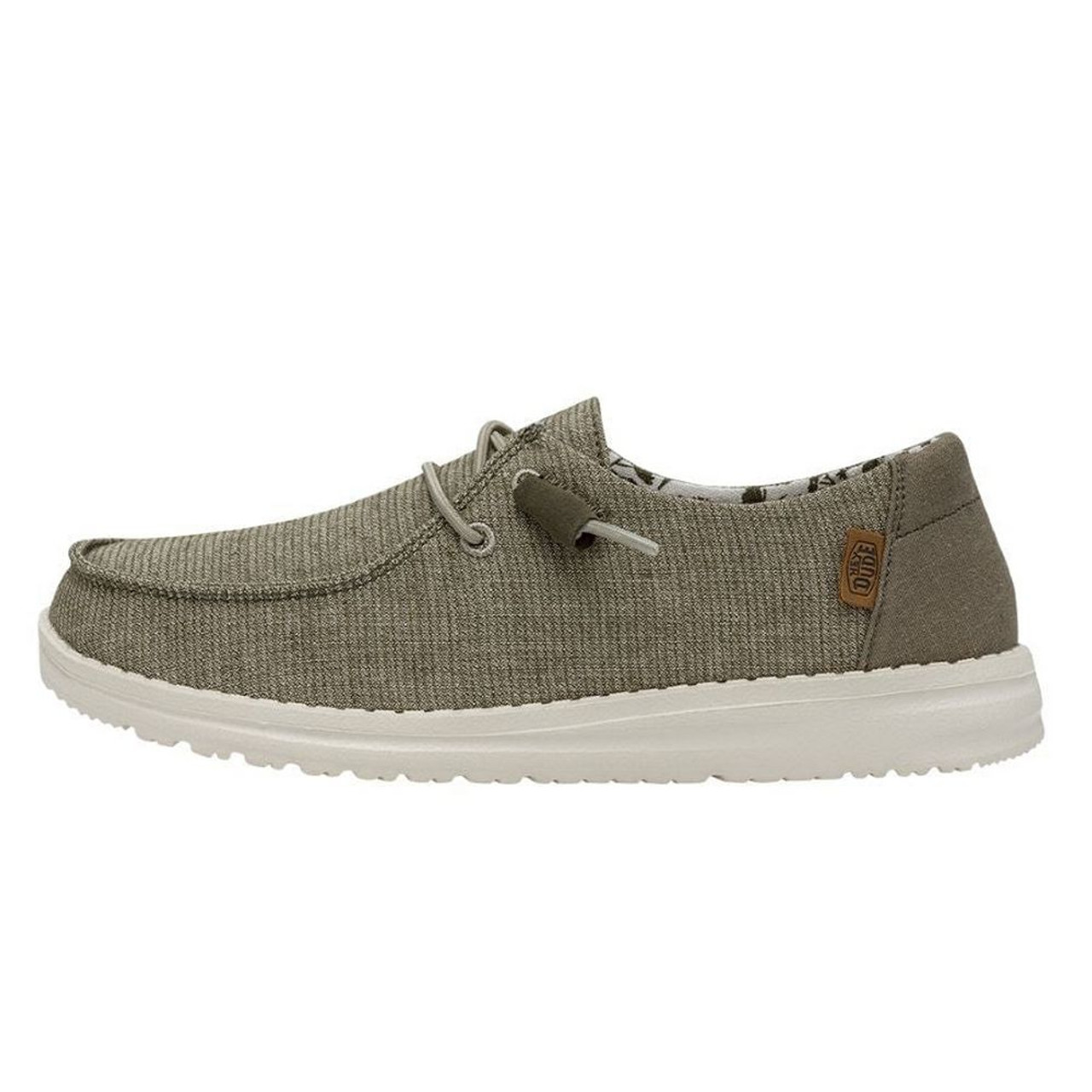 Hey Dude Shoes Women's Wendy Shoes in Chambray White Nut