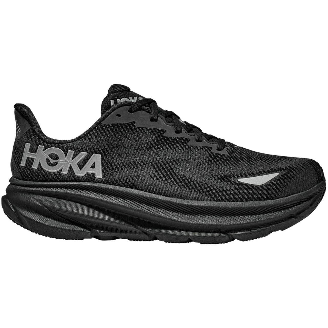 HOKA ONE ONE Men's Clifton 9 GTX - Black / Black (Medium Width)