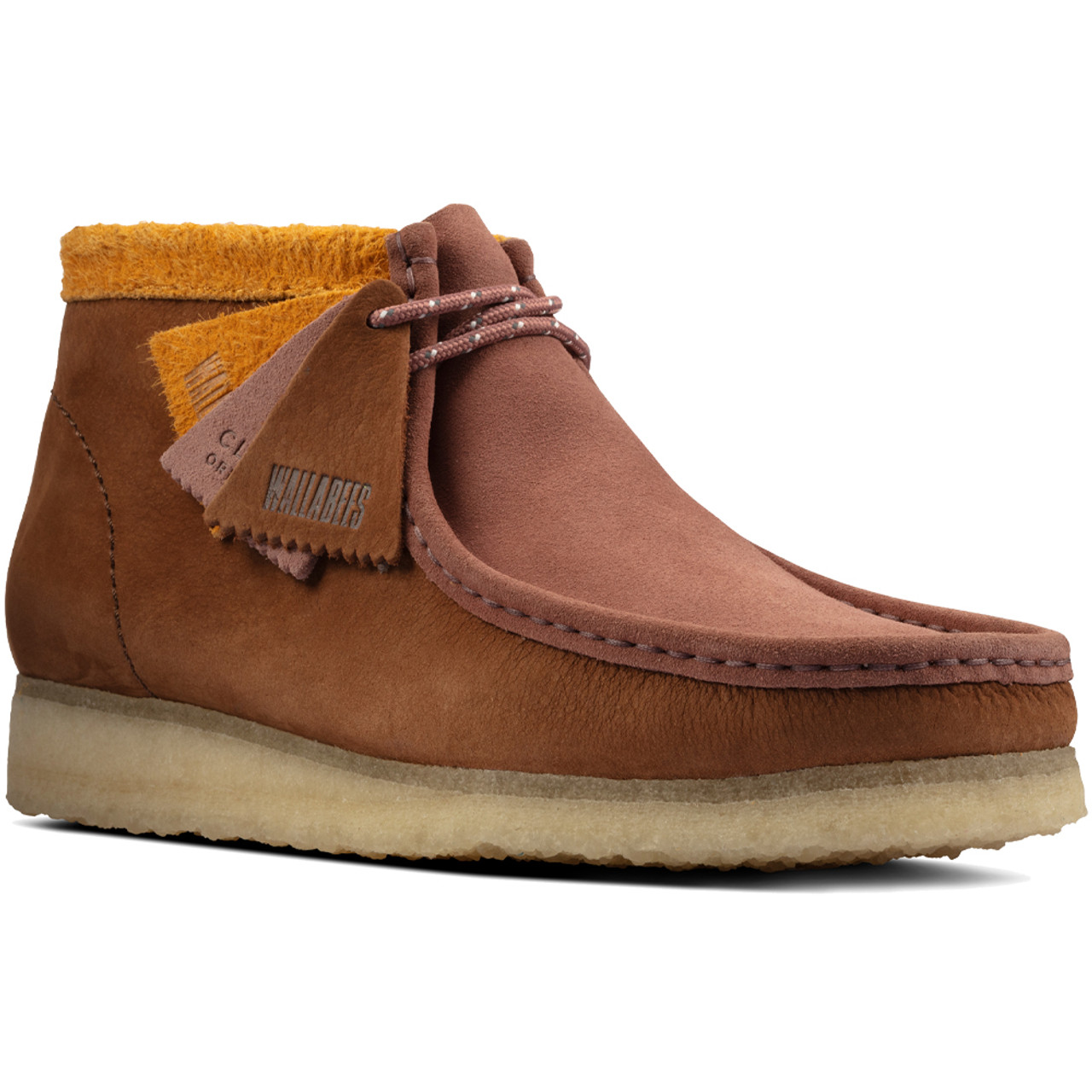 Clarks Men's Wallabee Boot - Multicolor Suede