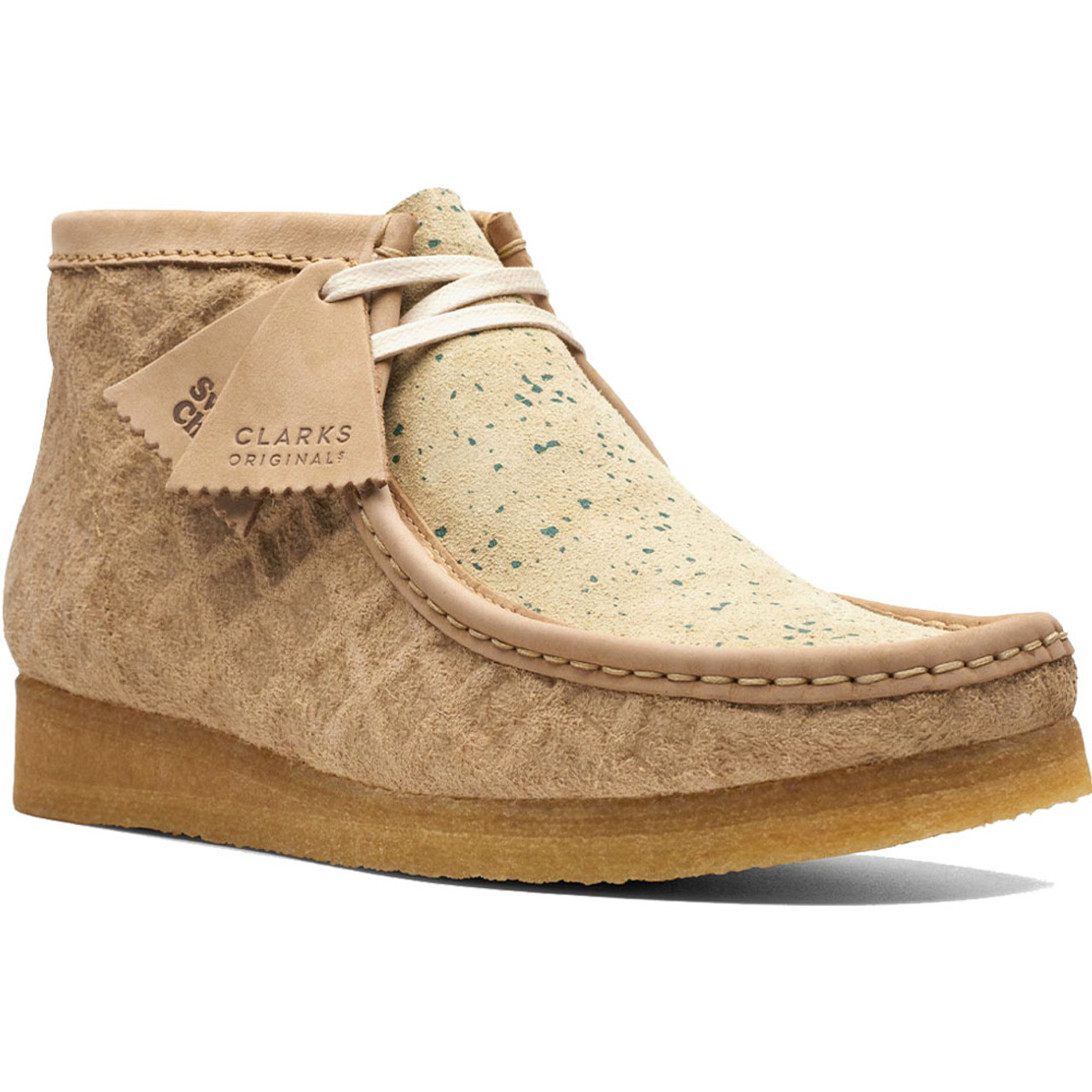 Sweet Chick x Clarks Wallabee Boots Natural Waffle - SELECTA BISSO
