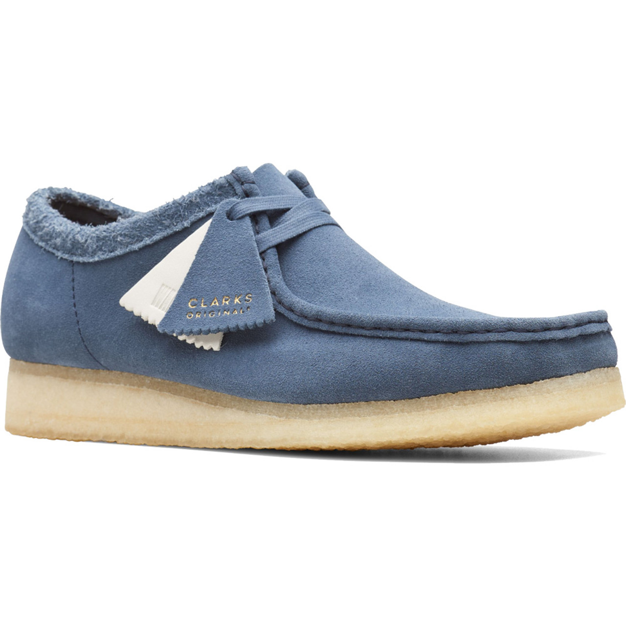 Clarks Men's Wallabee - Blue Suede