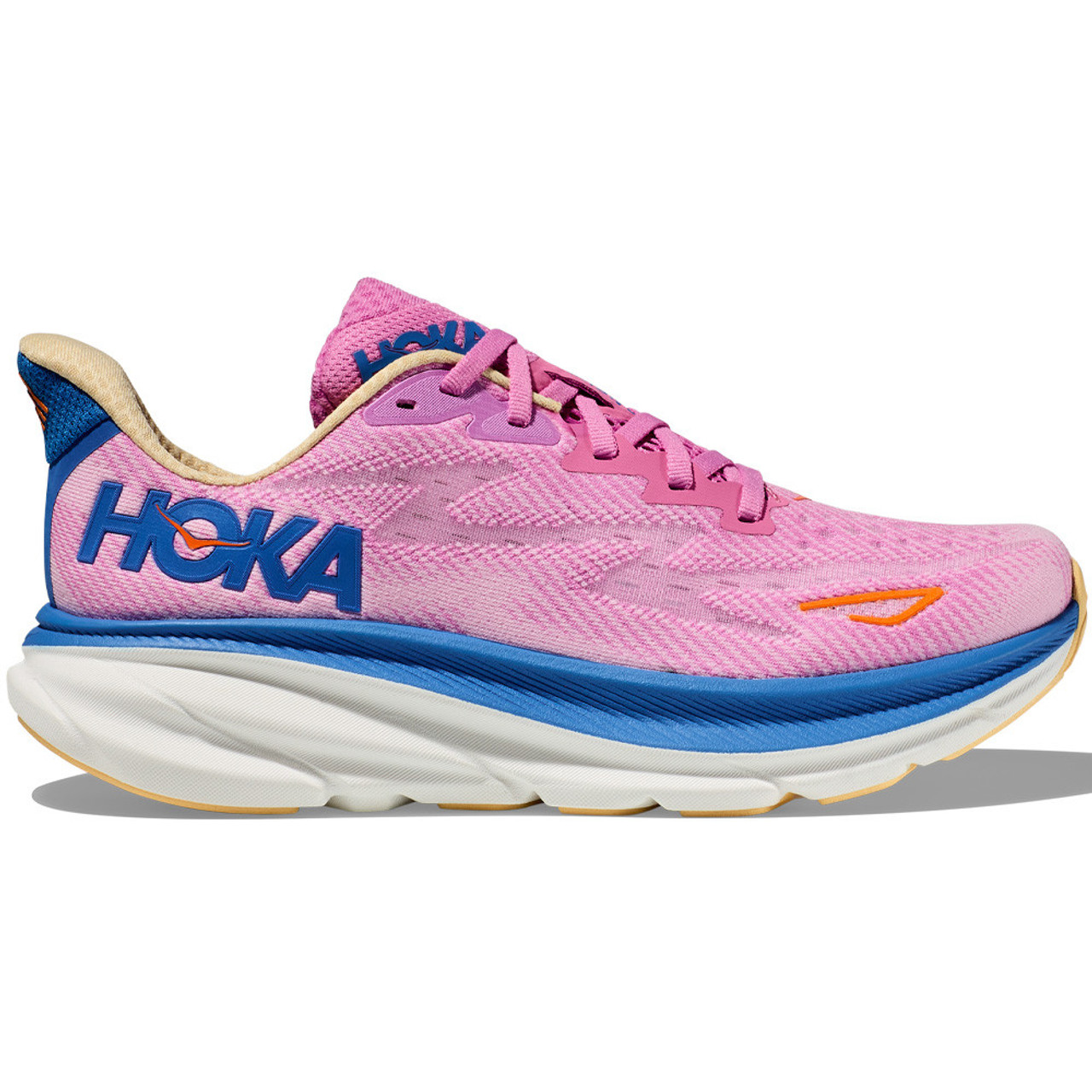 HOKA ONE ONE Women's Clifton 9 - Cyclamen / Sweet Lilac (Wide Width)