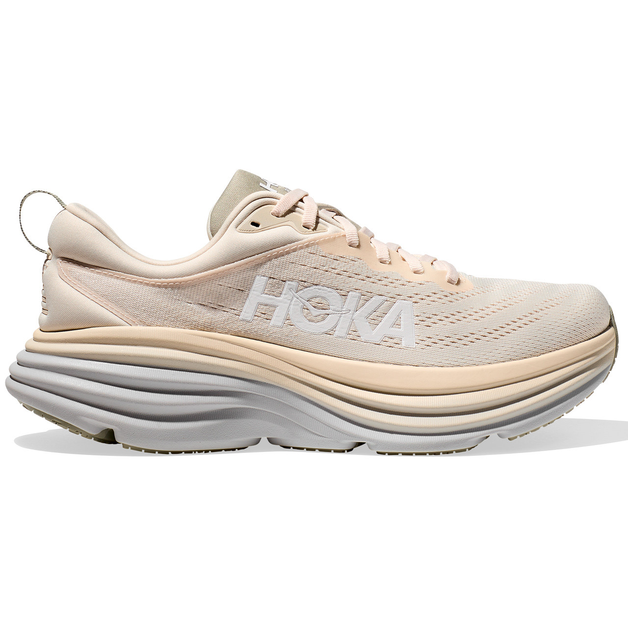 HOKA ONE ONE Men's Bondi 8 - Oat Milk / Barley (Wide Width)