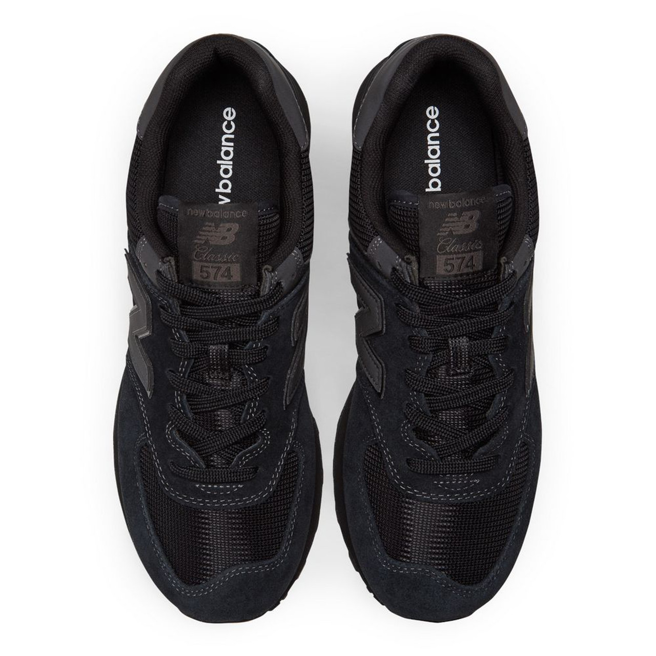 New Balance Men's 574 - Black / Black