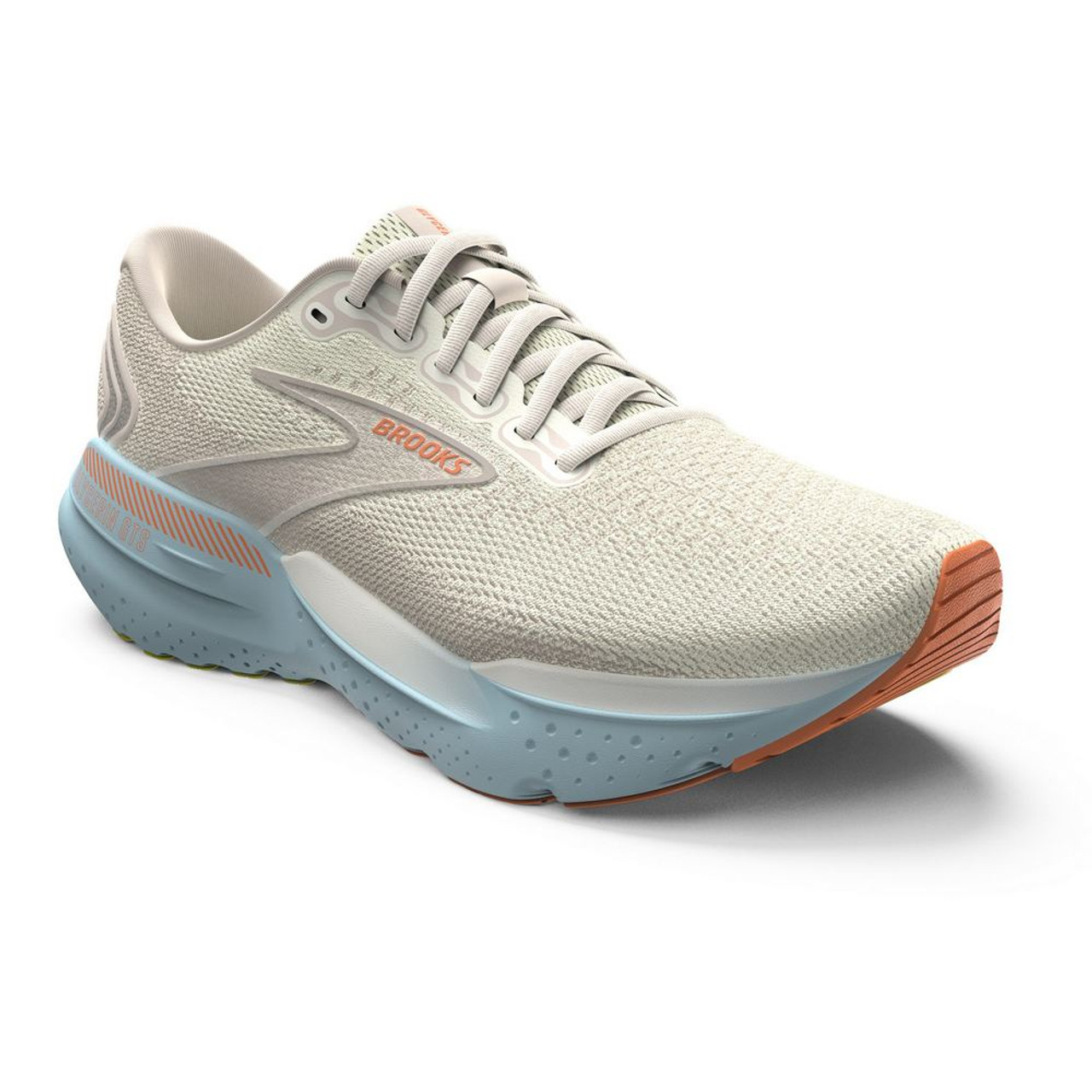 Women's Brooks Glycerin 21 - Coconut/Aqua/Autumn Sunset - B