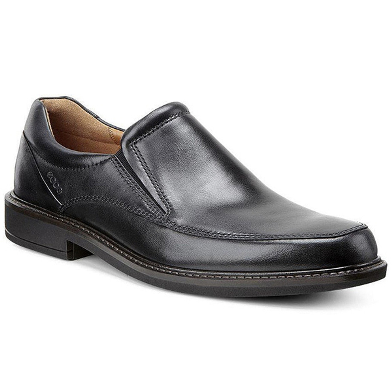 ecco men's holton apron toe slip on