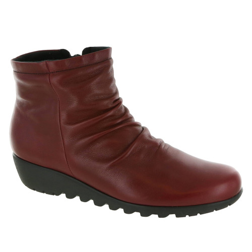Munro Women's Riley Boot - Red Leather
