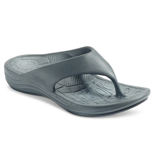 Aetrex Men's Maui Flips - Charcoal - L3100/CHARCOAL - Main