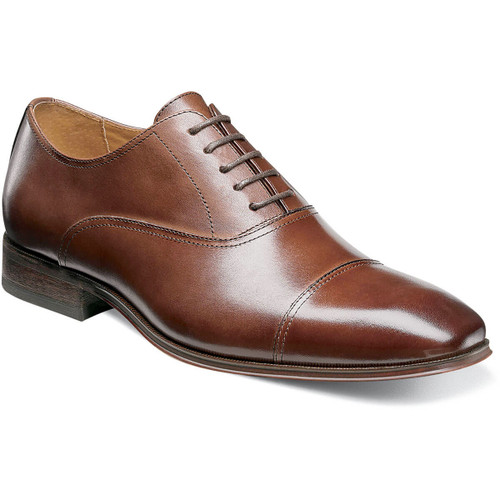 Florsheim Men's Corbetta Cap Toe Oxford - Cognac - 14180-221 - Profile