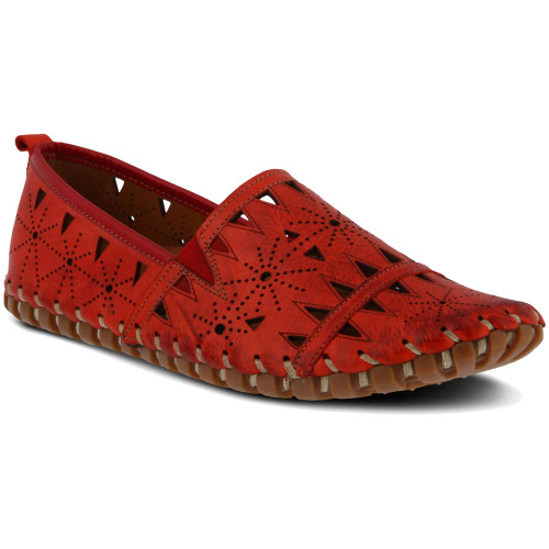 Spring Step Women's Fusaro Loafer - Red - Fusaro-RD - Angle