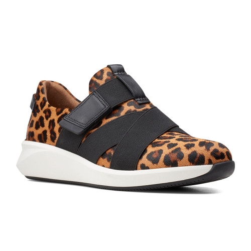 Clarks Women's Un Rio Strap - Leopard - 26151744 - Profile